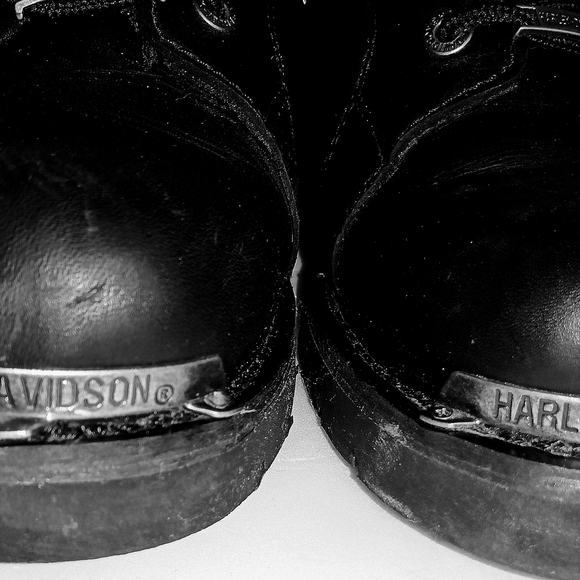Harley-Davidson Black Leather Boots - Picture 5 of 6